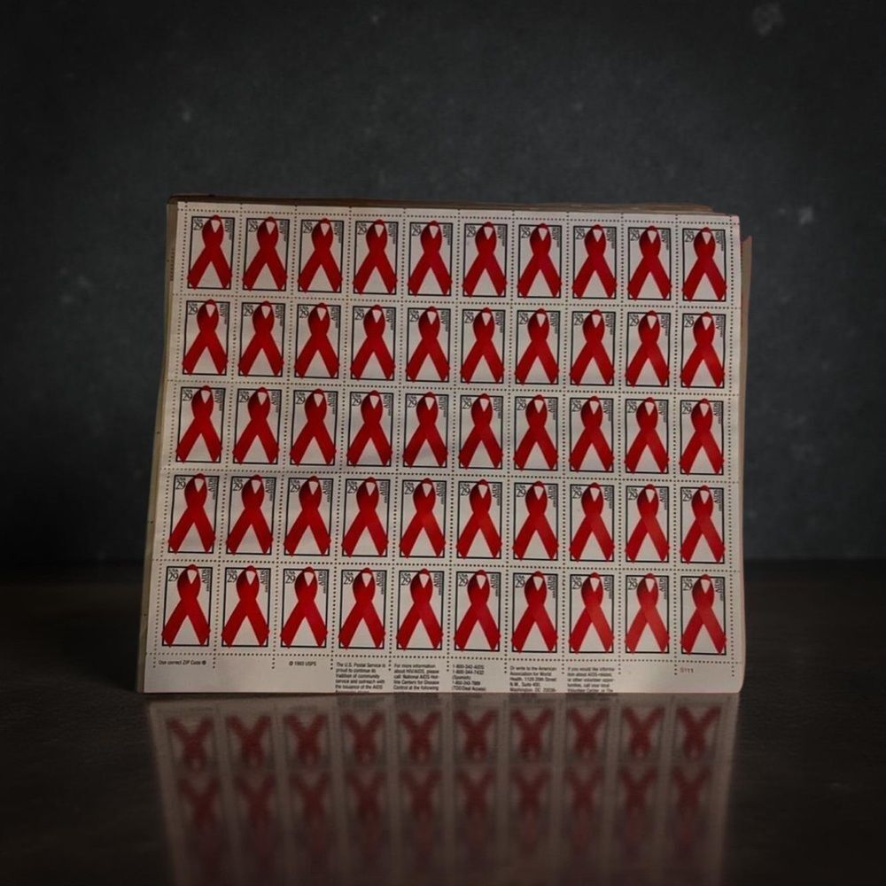 MNH 1993 Aids Awareness 29c Sheet of 50 Stamps  Scott #2806a RARE